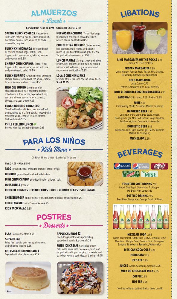 El Canelo Restaurant Menu image 1